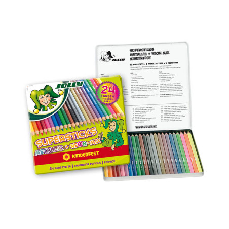 Supersticks METALLIC + NEON-MIX 24