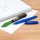 Guľôčkové 4-farebné pero s gumou - SET