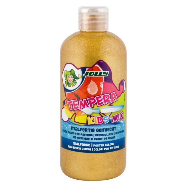 Tempera Kids Mix 0,5L - strieborná a zlatá farba Tempera Kids Mix 0,5L - strieborná a zlatá farba