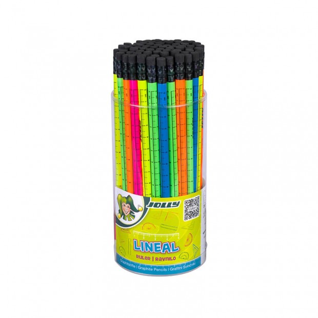 Školské ceruzky s gumou HB PRAVÍTKO 72