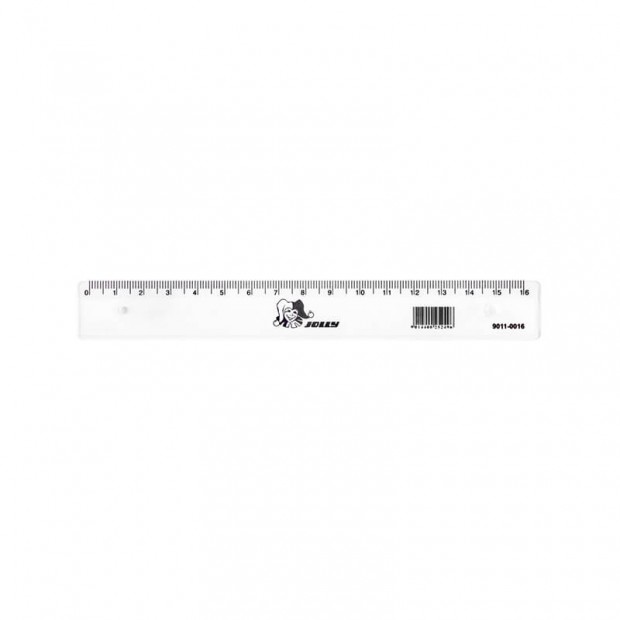 Štandardné pravítko priehľadné 16cm Štandardné pravítko priehľadné 16cm